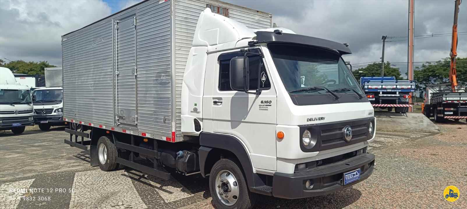 CAMINHAO VOLKSWAGEN VW 8160 Baú Furgão 3/4 4x2 Vieira Caminhões CURITIBA PARANÁ PR